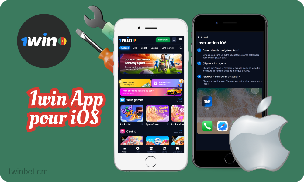 Après avoir mis à jour votre appareil iOS, le téléchargement de 1win Cameroun se fera sans difficulté. L'installation de l'application est garantie sur les modèles de smartphones suivants :