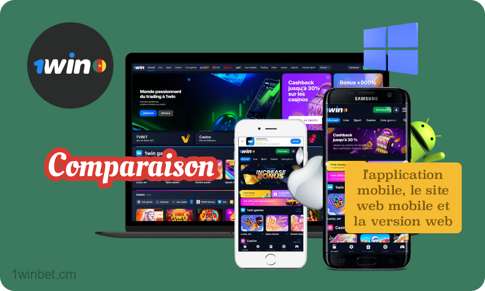 Les joueurs ont non seulement accès à 1win pour Android et iOS, mais aussi pour PC. Pour installer le logiciel 1win sur votre ordinateur, suivez ces étapes:
