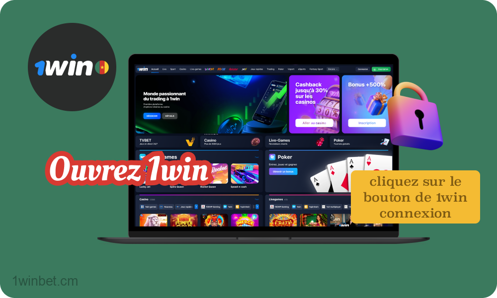 Pour se connecter à leur compte 1win, les utilisateurs doivent cliquer sur le bouton de connexion situé en haut de la page.